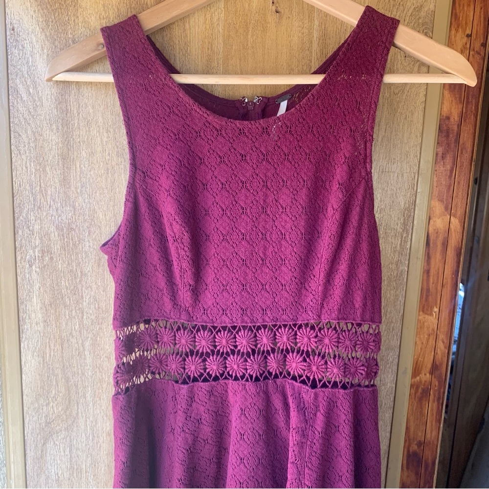 👉FREE PEOPLE Plum Mini Dress